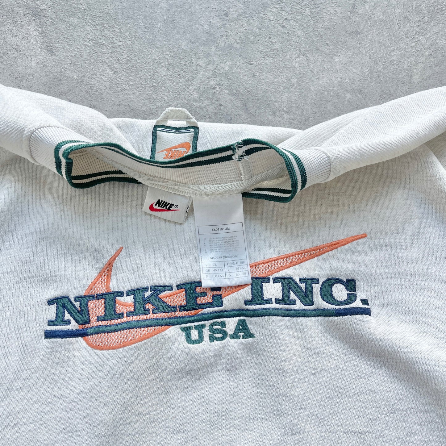 Nike 1990s INC USA heavyweight embroidered sweatshirt (XL)