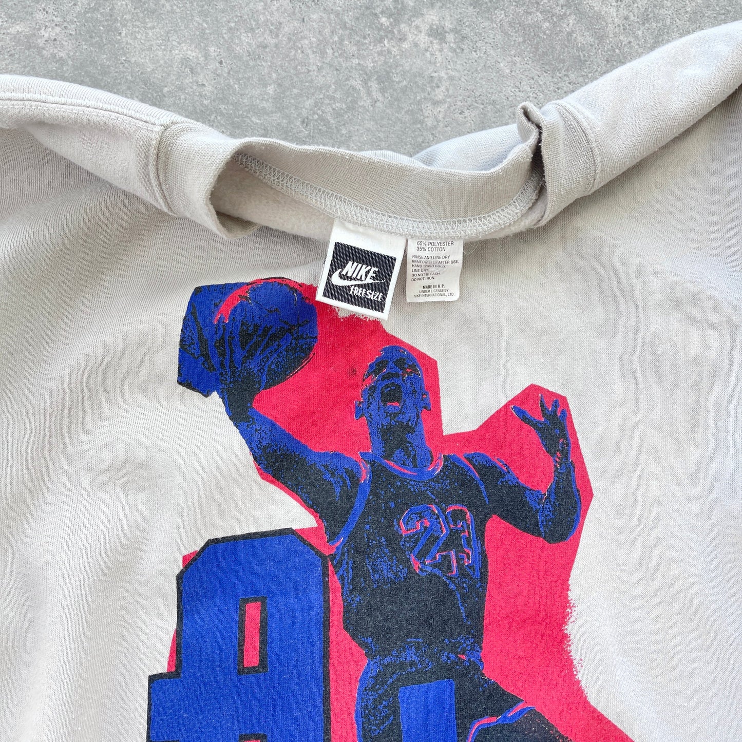 Nike RARE 1990s Air Jordan heavyweight graphic sweatshirt (M)