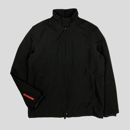 Prada Sport AW01 Insulated Goretex Jacket with Nylon Pocket Hood - IT50 (L) | Default Title, Black