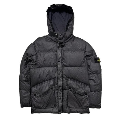 Stone Island nylon opaque tela down jacket