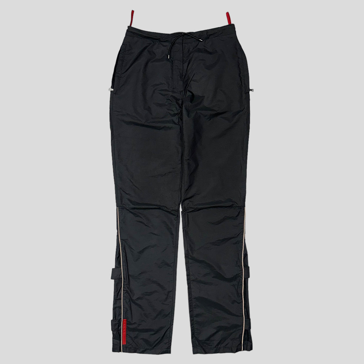 Prada Sport SS99 3M Nylon Utility Trousers - M | O/S, Black
