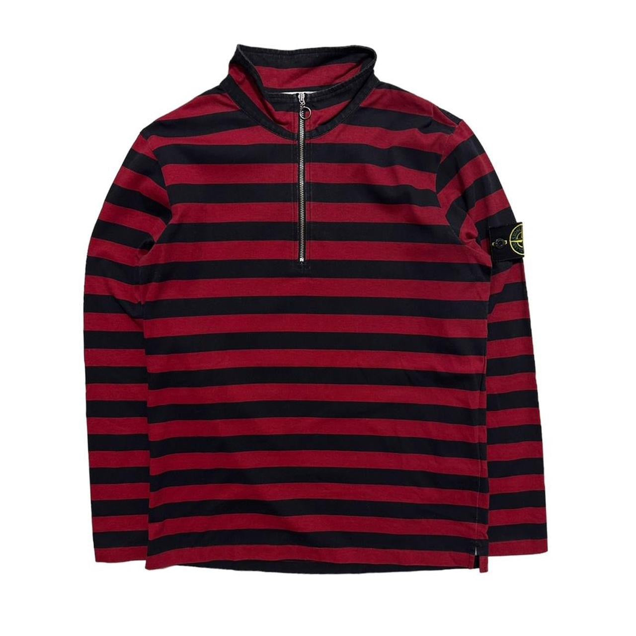 Stone Island Supreme Striped Quarter Zip