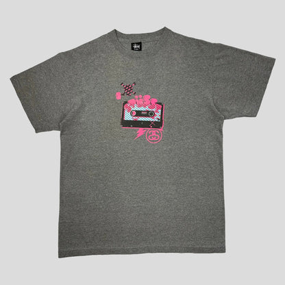 Stussy early 00’s Cassette T-shirt - L