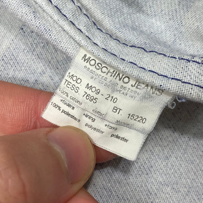 Moschino Jeans ‘99 Ethno Denim Jacket - IT54 (L/XL) | Default Title, Red