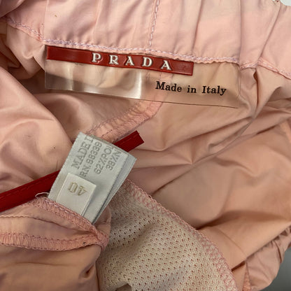 Prada Sport SS1999 Baby Pink Nylon Parachute Bottoms - W24-W30 | Small