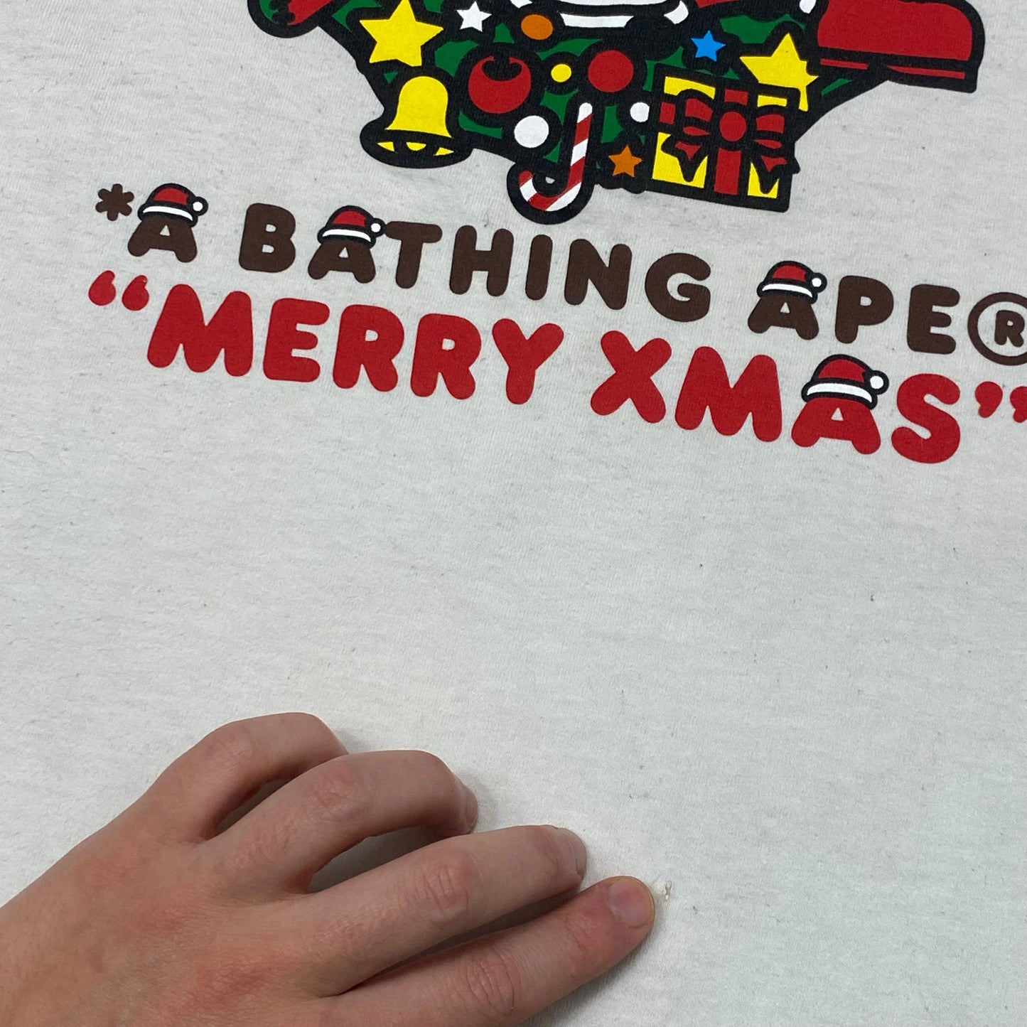 Bape 2014 Christmas T-shirt with Present Box - M/L