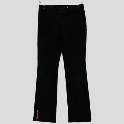 Prada Sport Womens Red Tab Flares - 32