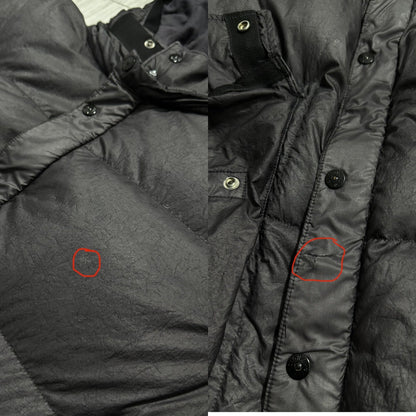 Stone Island nylon opaque tela down jacket