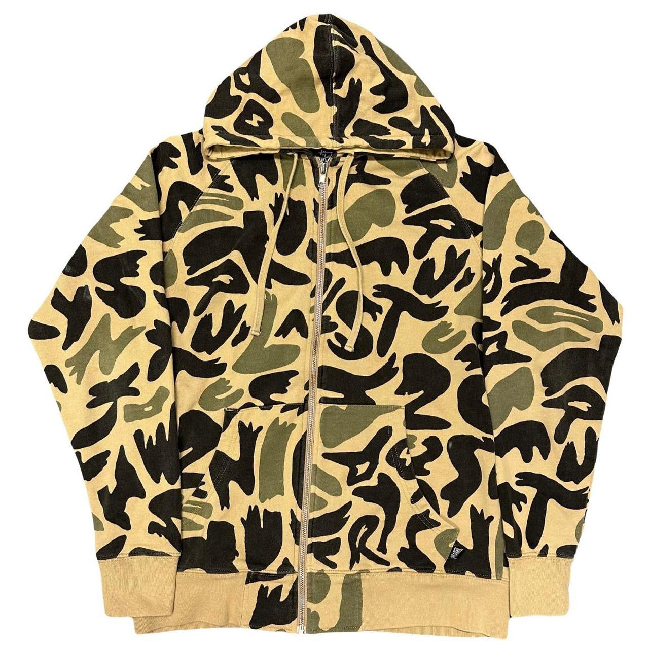 Stüssy Monogram Camo Hoodie ( M )