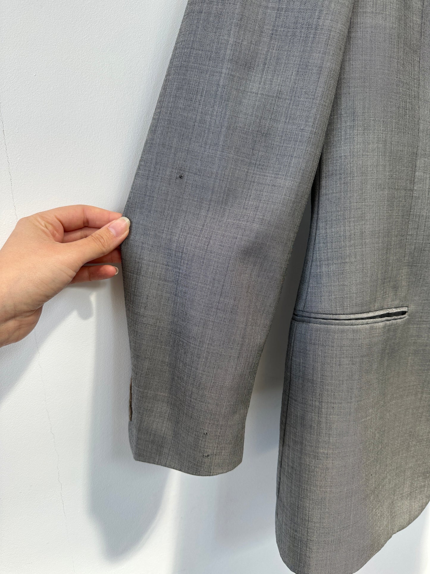 Armani Collezioni 2000s Pure Wool Single Breasted Blazer - 42L/XL