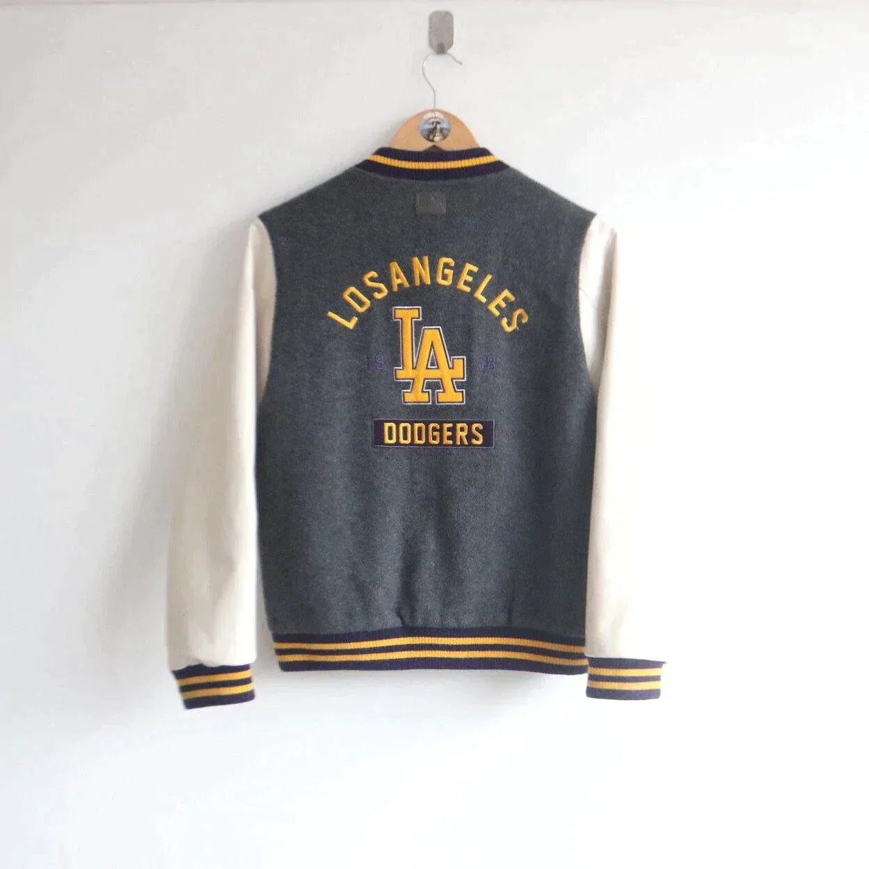 Vintage La Dodgers Letterman Jacket (XS)  (S)