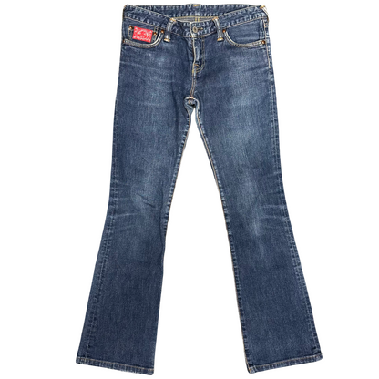 Evisu Selvedge Jeans With Loveheart Embroidery ( W28 )