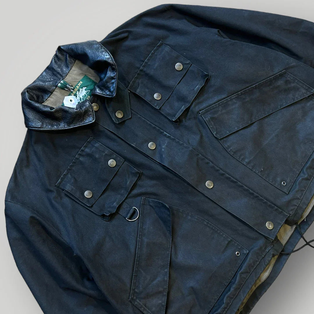 Callaghans Cropped Utility Wax Jacket XL