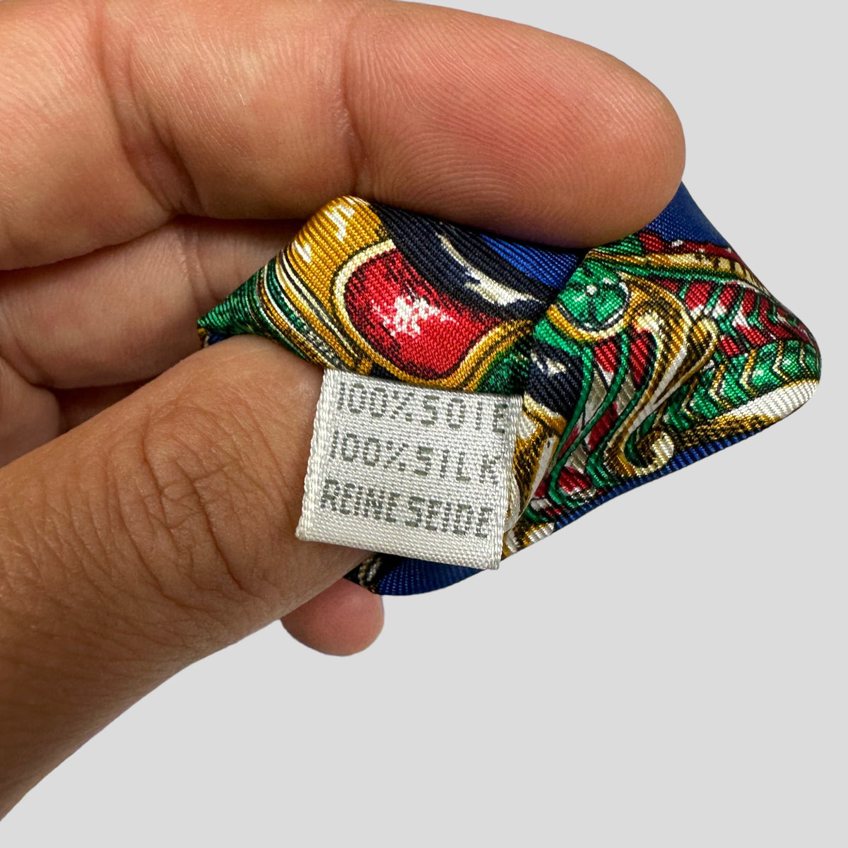 Moschino Jeans 1995 Circus Silk Tie - OS | O/S, Blue