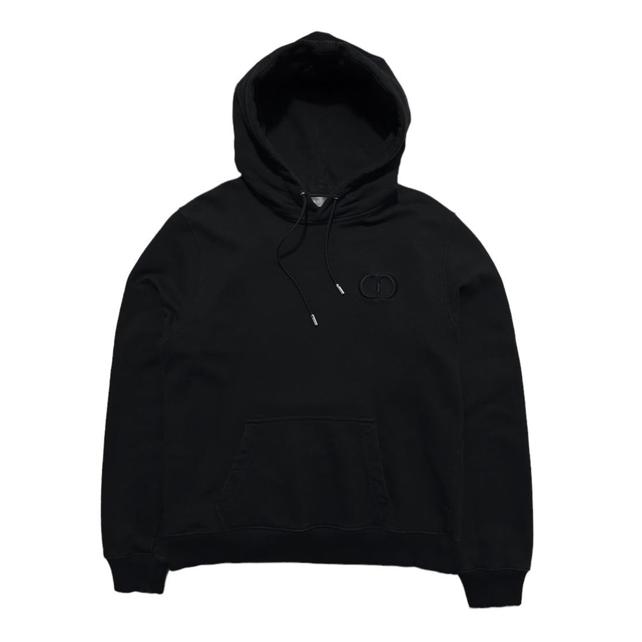 Cristian Dior Side Logo Black Hoodie