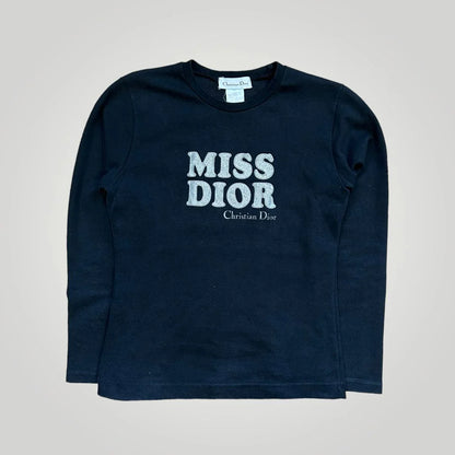 Miss Dior 2000s Long Sleeve Top S