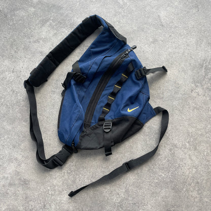 Nike RARE 1990s technical tri-harness sling bag (19”x13”x7”)