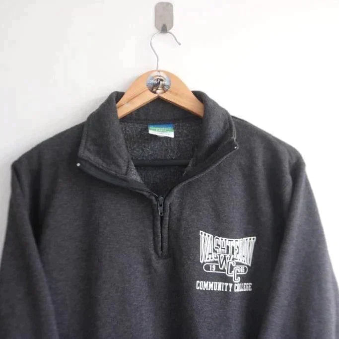 Vintage Champion ECO Fleece Quarter Zip  (S)  (S)