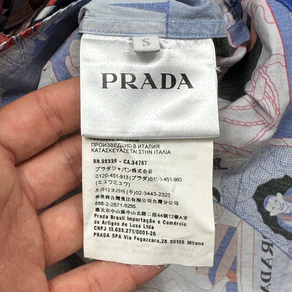 Prada SS17 Rope Print Button Down Shirt - S/M | Small, TBD
