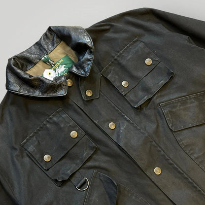 Callaghans Cropped Utility Wax Jacket XL