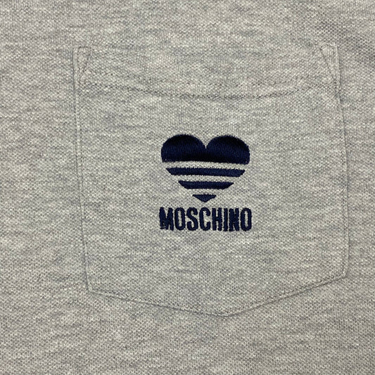 Moschino Jeans 90’s Taped Monogram Polo - XL | Default Title, Red