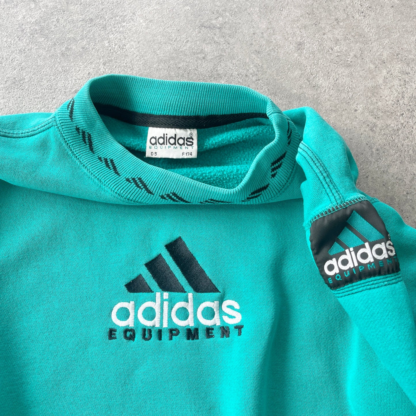 Adidas Equipment RARE 1990s heavyweight embroidered tracksuit (M)