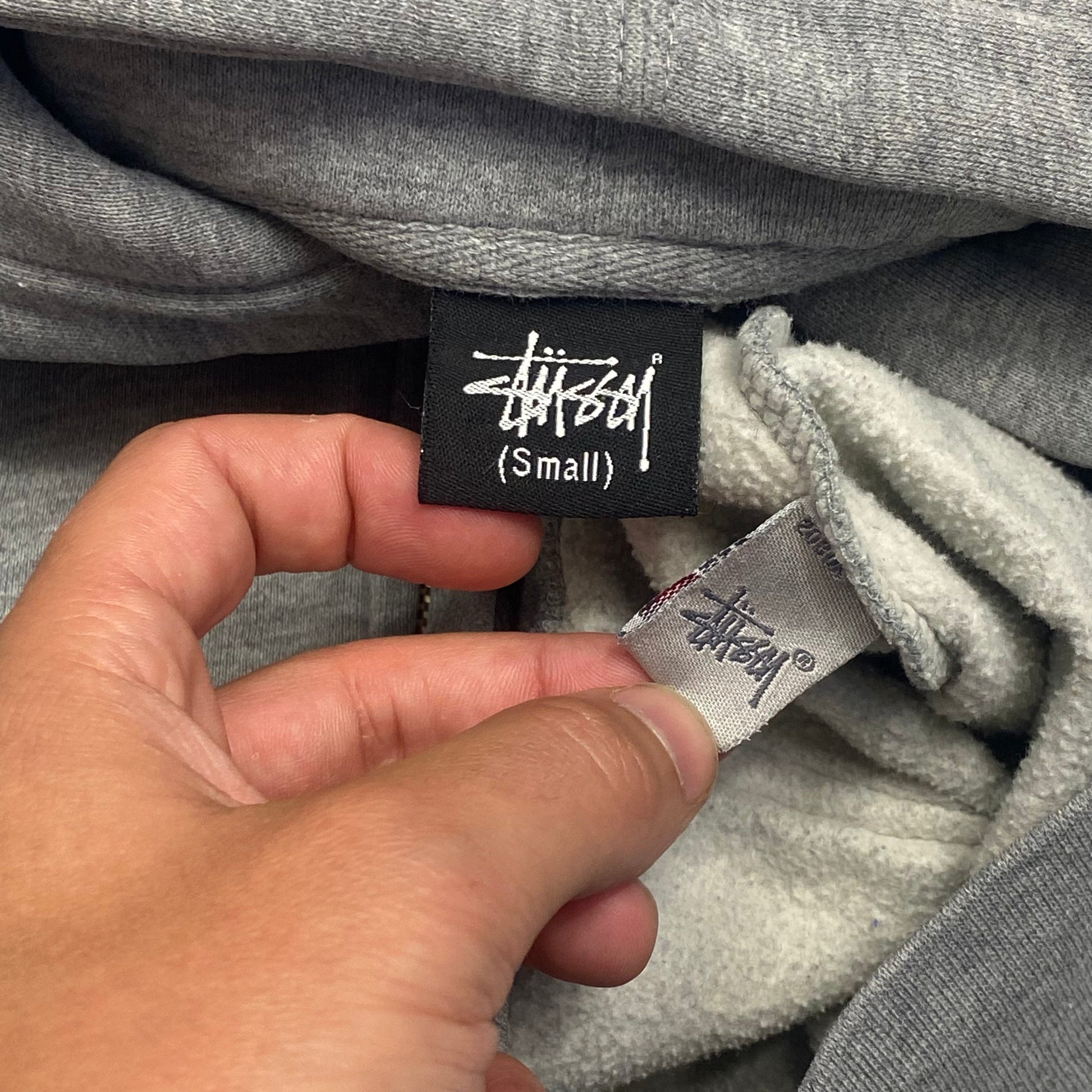Stussy early 00’s Skull & Roses Zip-up Hoodie - S | Default Title, Grey