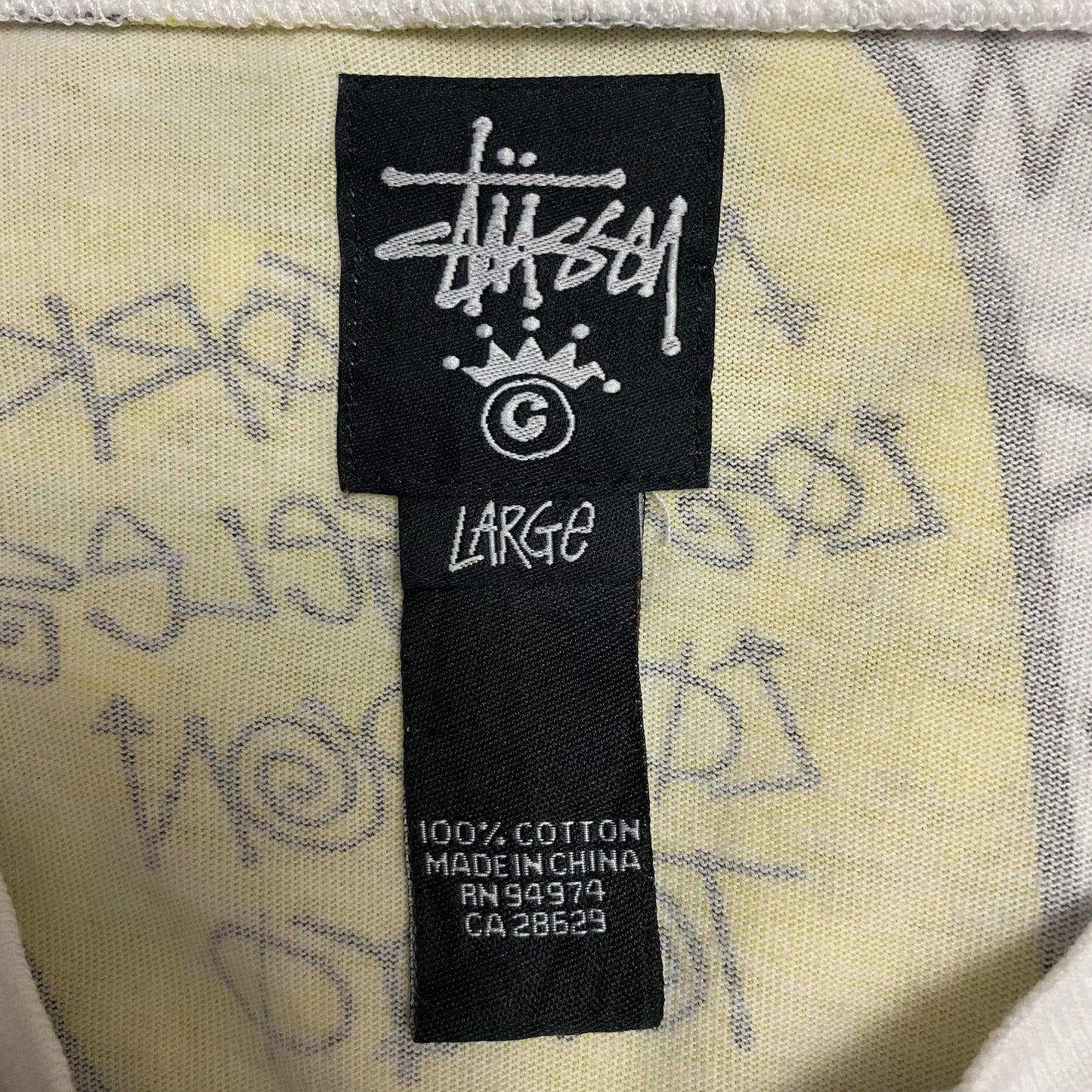 Stussy 00’s Speech Bubble Print Tee - L