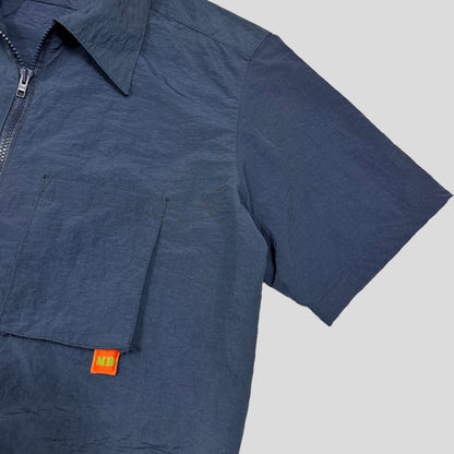 Mickey Brazil 90’s Nylon 3D Pocket Shirt - S (M) | Blue