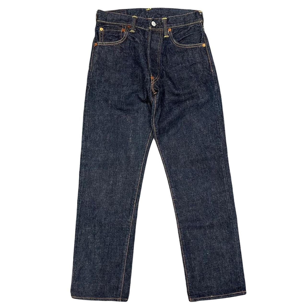 Evisu Selvedge Jeans With Double White Daicocks ( W30 )