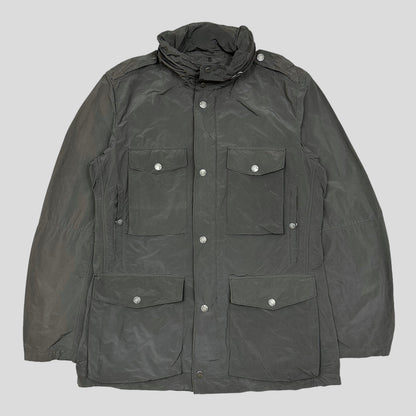 C.P. Company SS08 Nylon Metal Multipocket Trench Coat- L | Large, Grey