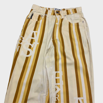 Iceberg Jeans 90’s Striped Logo Jeans - W28