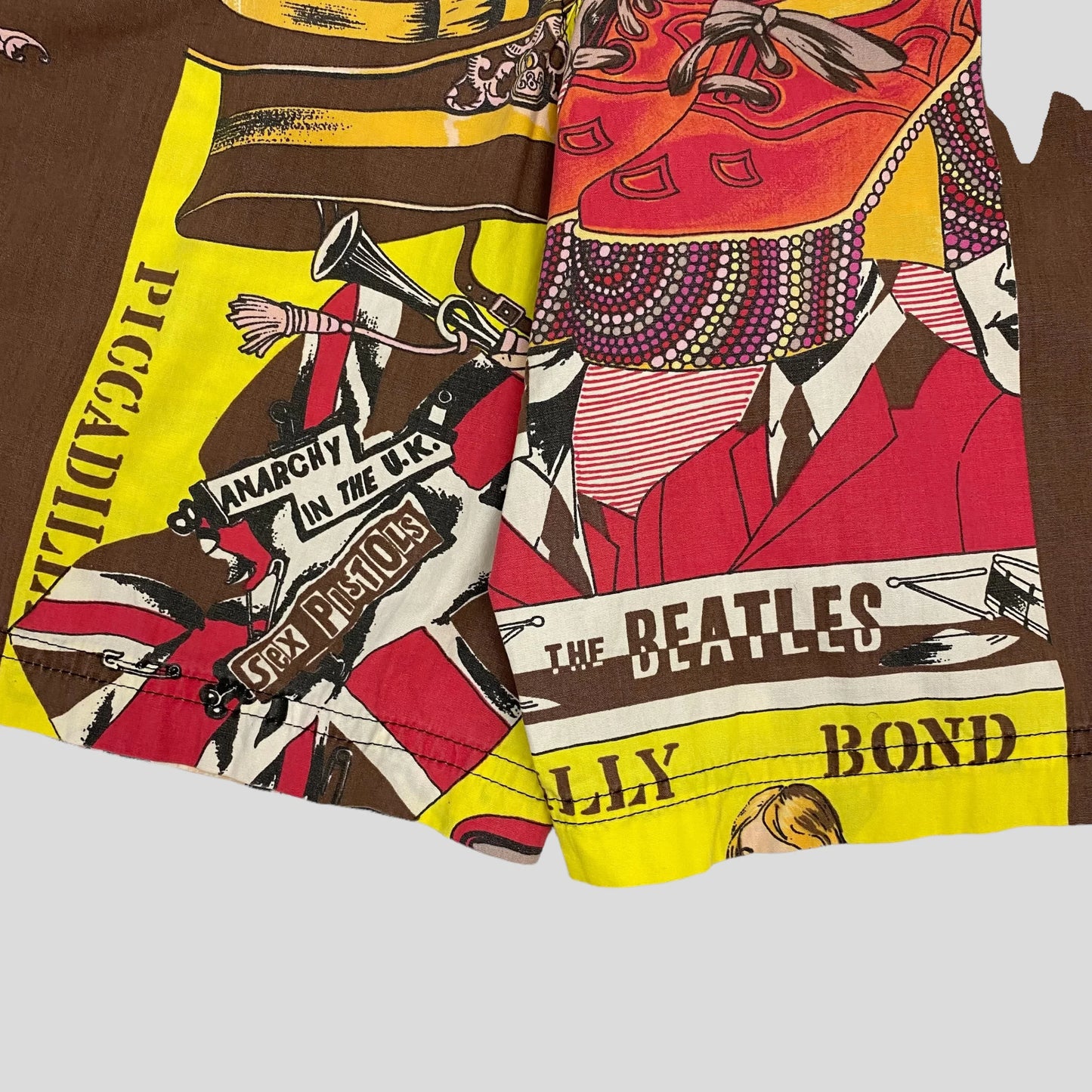 Versace Jeans Couture 90’s Beetles & Sex Pistols Shorts - W34-W42