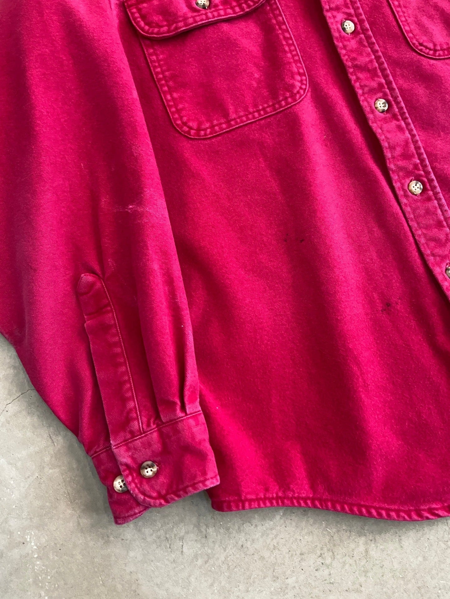 Carhartt 2 Pocket Work Shirt - M | Medium, Red