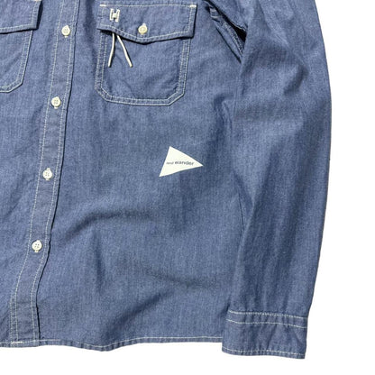 And Wander Chambray Cotton Shirt