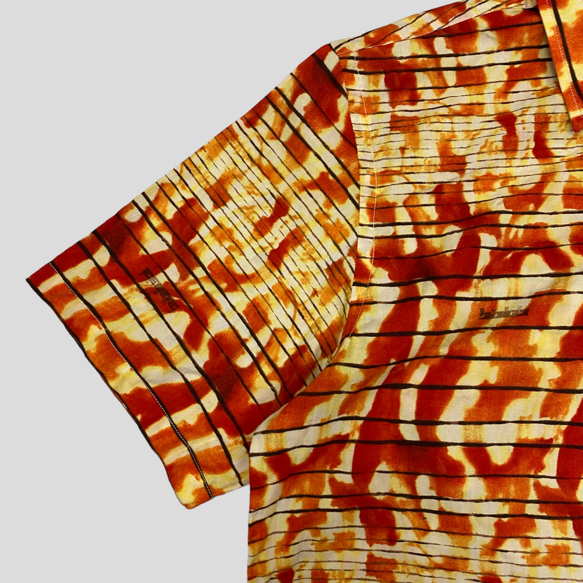 Iceberg Jeans 90’s Blaze Monogram Shirt - M | Orange