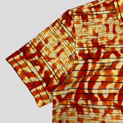 Iceberg Jeans 90’s Blaze Monogram Shirt - M | Orange