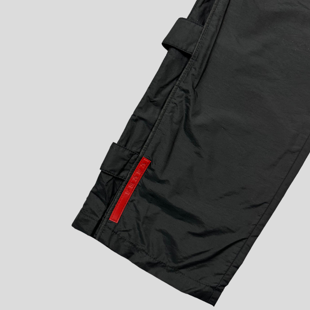 Prada Sport SS99 3M Nylon Utility Trousers - M | O/S, Black