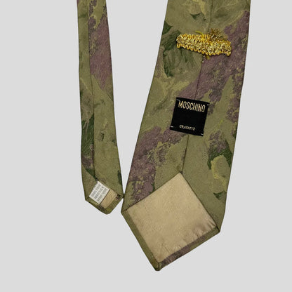 Moschino 90’s Silk Painting Tie