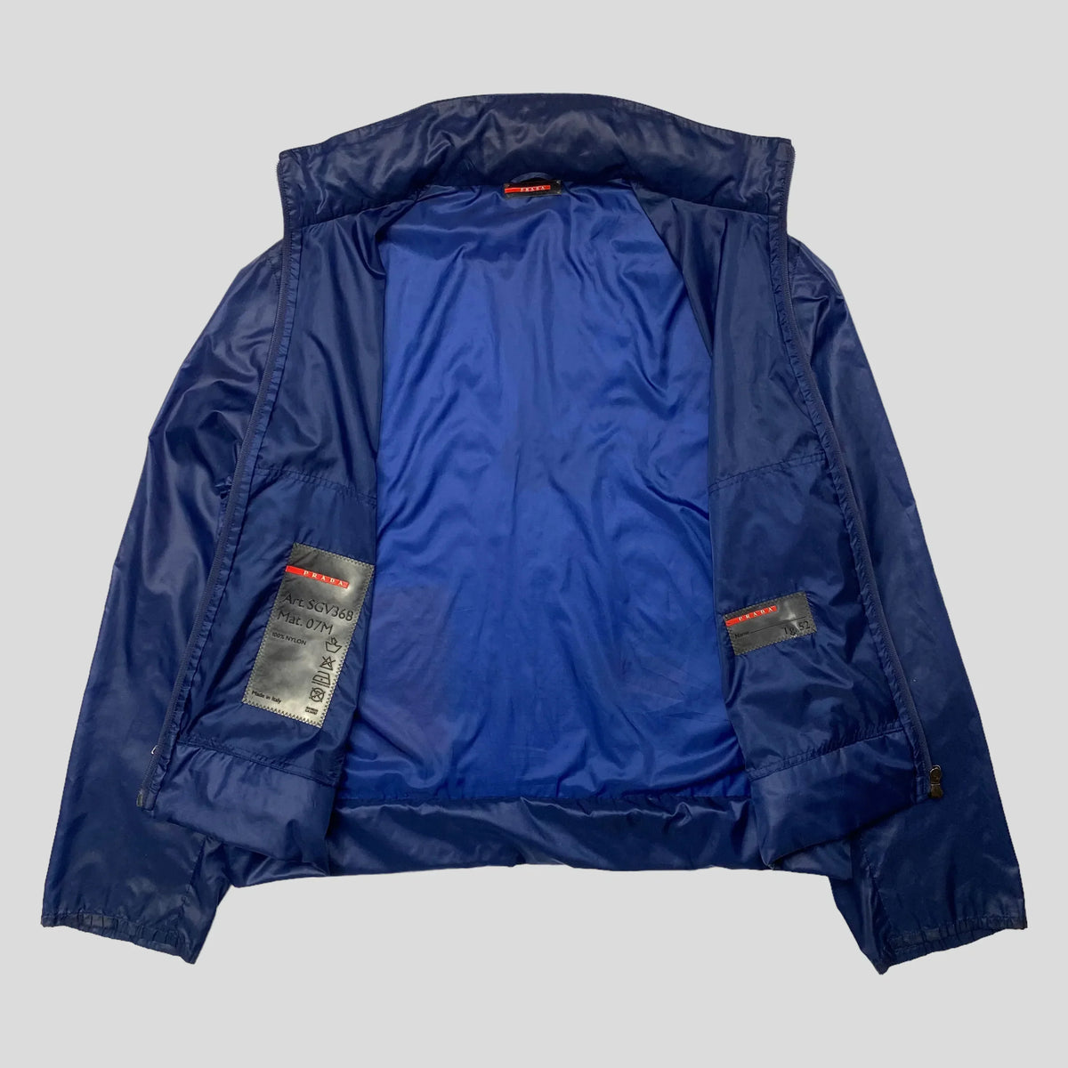 Prada Sport SS00 Convertible Nylon Reflective Jacket - L/XL | O/S, Multicoloured