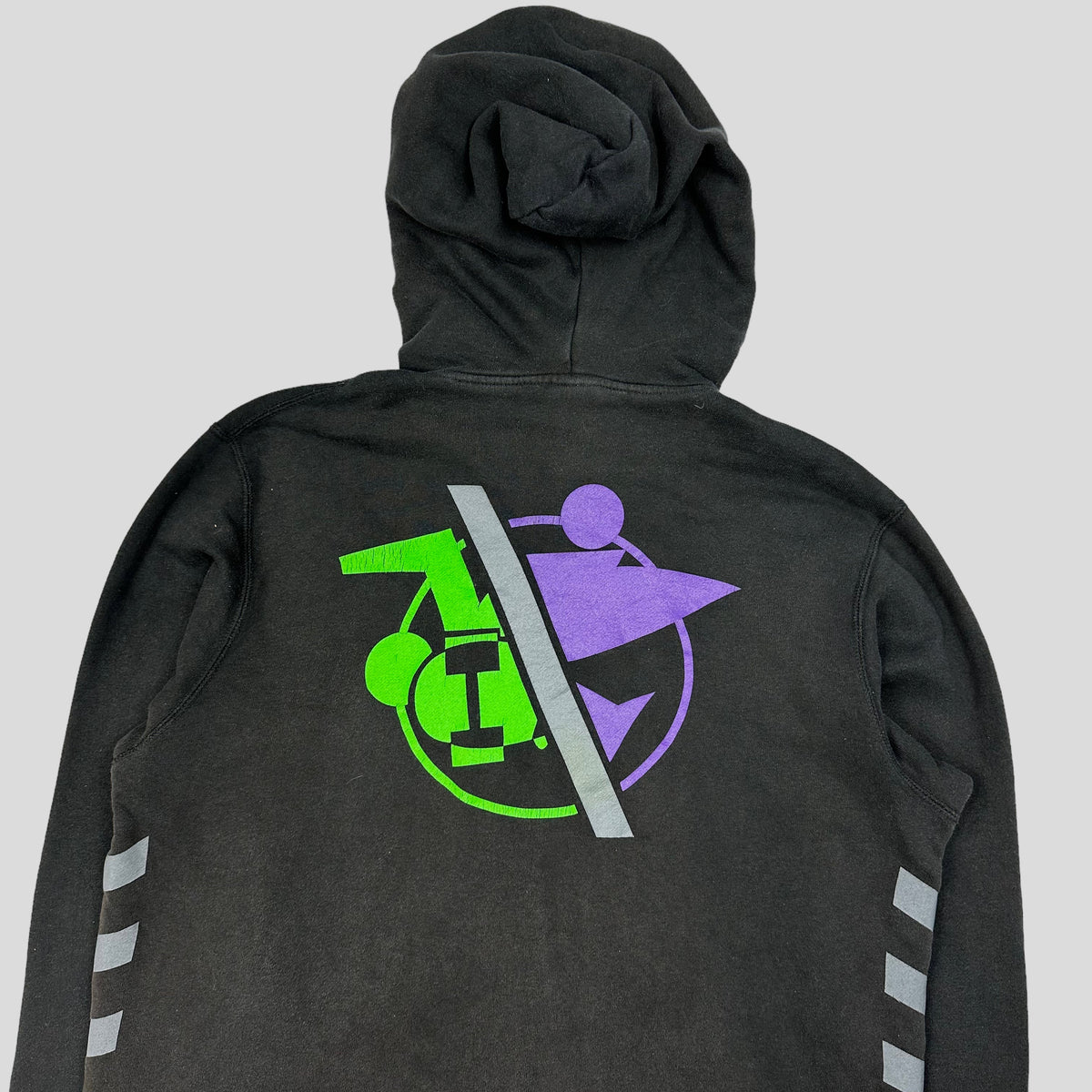 Stussy 00’s Split Logo Zip Up Hoodie - M | Medium, Black