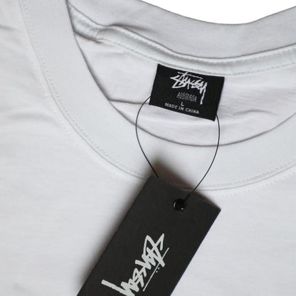 Stussy white flower t-shirt