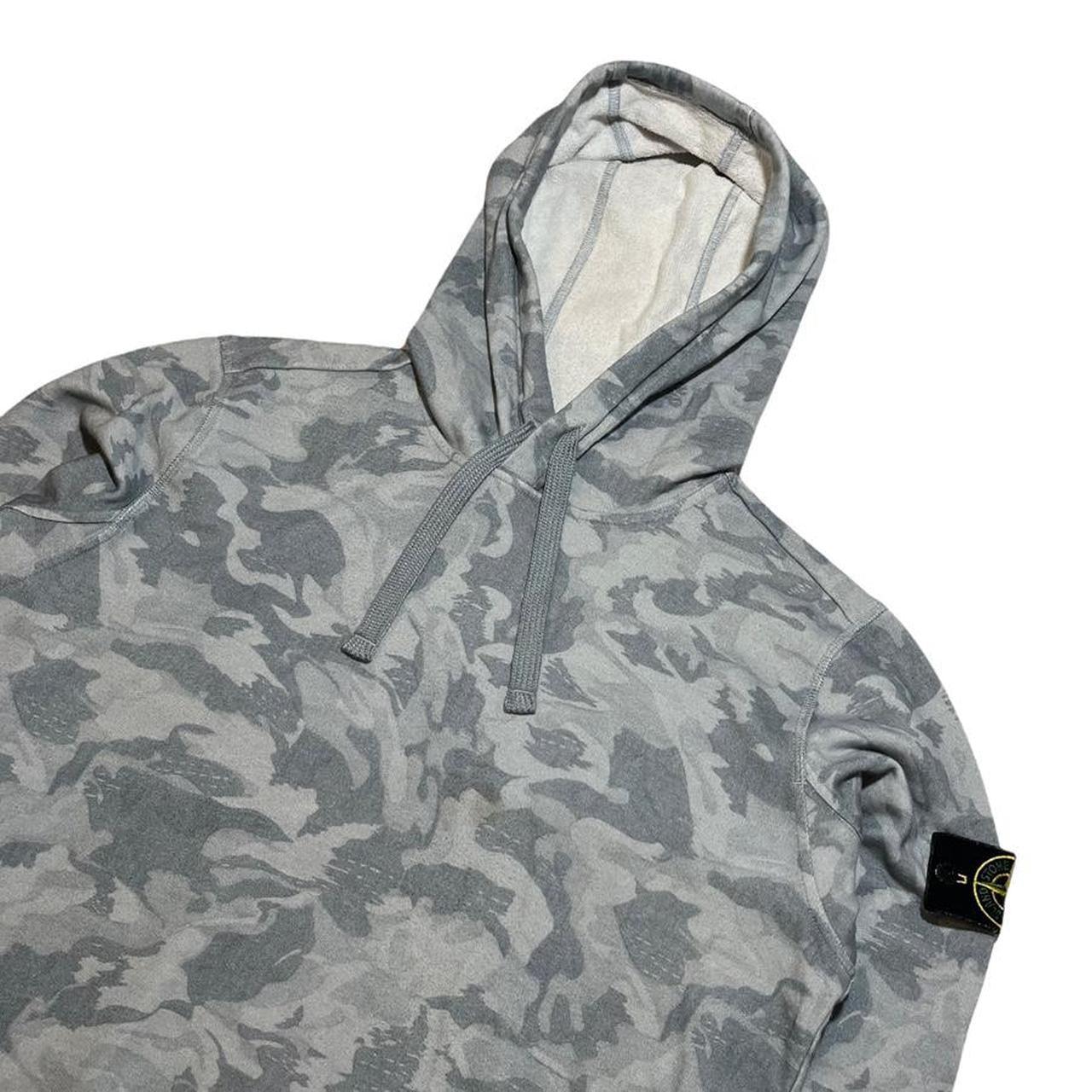 Stone Island Camo Pullover Hoodie - Known Source