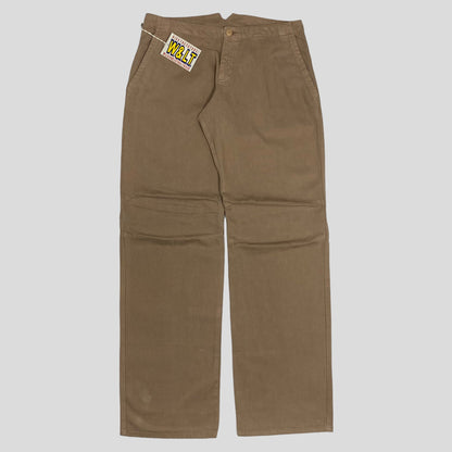 W+LT 2003 Baggy Puk Puk Trousers - 31-34 | Beige
