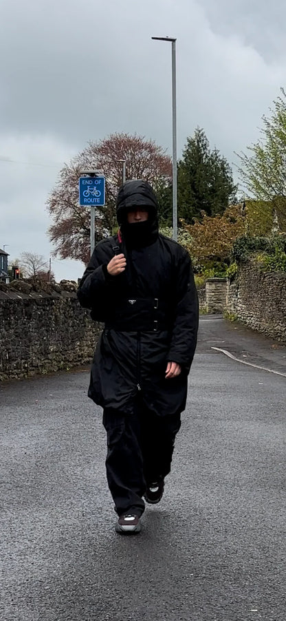 Prada 1999 Nylon Tactical Belt Bag - XL