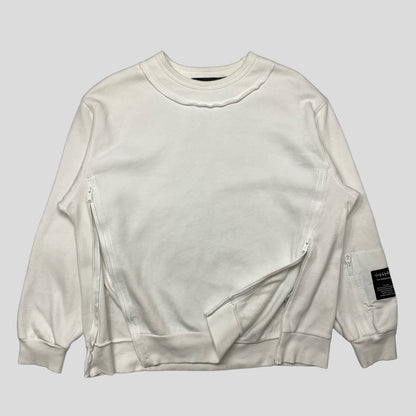 Undercover x GU Nylon Panelled Crewneck - XL | XL, White