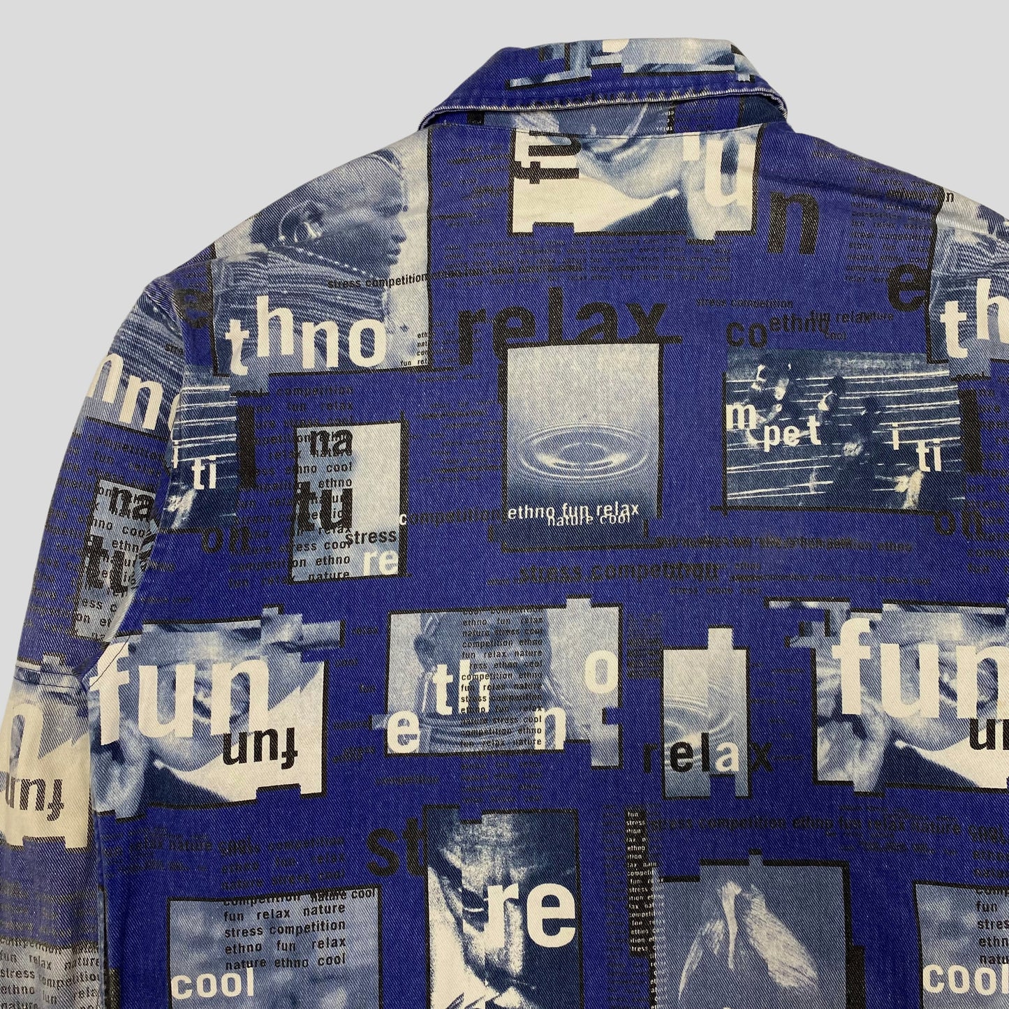 Moschino Jeans ‘99 Ethno Denim Jacket - IT54 (L/XL) | Default Title, Red