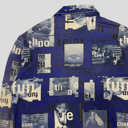 Moschino Jeans ‘99 Ethno Denim Jacket - IT54 (L/XL) | Default Title, Red