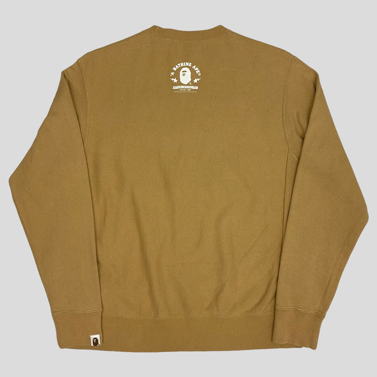 Bape OG ‘08 Baby Milo Crewneck - M | Tan