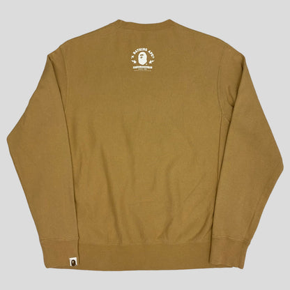 Bape OG ‘08 Baby Milo Crewneck - M | Tan
